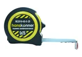 Рулетка 5x25мм, 2 стопа, компактный корпус, мощный магнит, Hanskonner — фото 3
