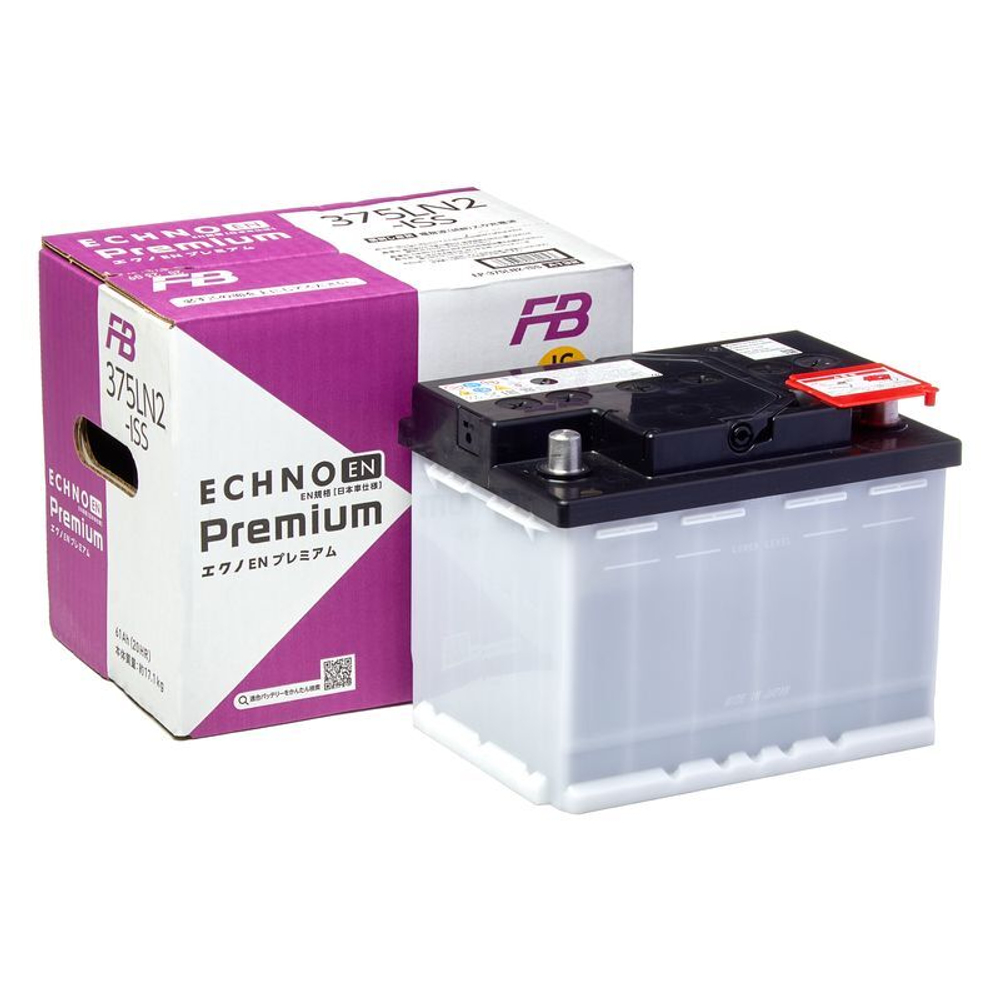 Аккумулятор FB ECHNO EN 375LN2-IS, 61Ah, 610A, 242x175x190, бортик 375LN2IS