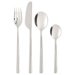 Набор столовых приборов на 6 персон IKEA LOFTESRIK, Нержавеющая сталь, 24 шт