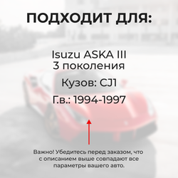 Ремкомплект ограничителей дверей Isuzu ASKA (III)  CJ1 (2 двери, тип 31) 1994-1997