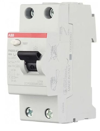 Выключатель дифференциальный УЗО ABB 2P FH202 AC-40/0,03A (1шт) (арт. 2CSF202004R1400)