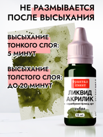 Жидкая акриловая краска ЛИКВИД АКРИЛИК «Умбра»