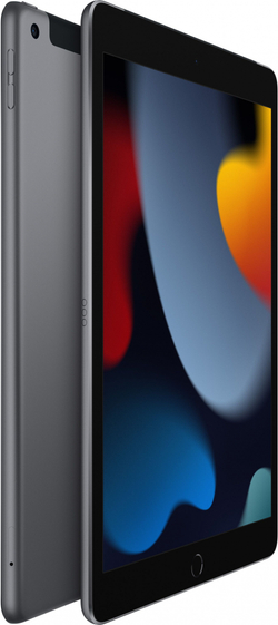 Планшет Apple iPad 2021 A2603 A13 Bionic 6С RAM3Gb ROM64Gb 10.2" IPS 2160x1620 4G iOS серый космос 8Mpix 12Mpix BT WiFi 9hr