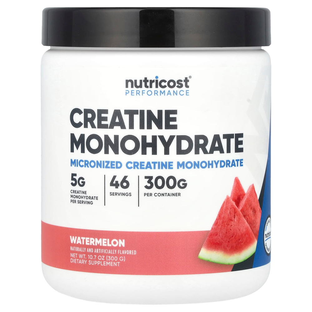 Nutricost, Performance, моногидрат креатина, арбуз, 300 г (10,7 унции)