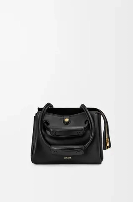 Loewe Маленькая сумка Madrid из мягкой телячьей кожи, черный