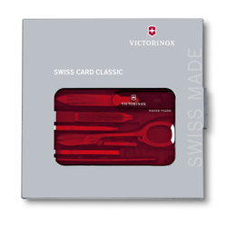SwissCard Victorinox 0.7100.T red trans