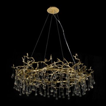 Подвесная люстра 8*G9 10068/800 GD золото Bijout LOFT IT