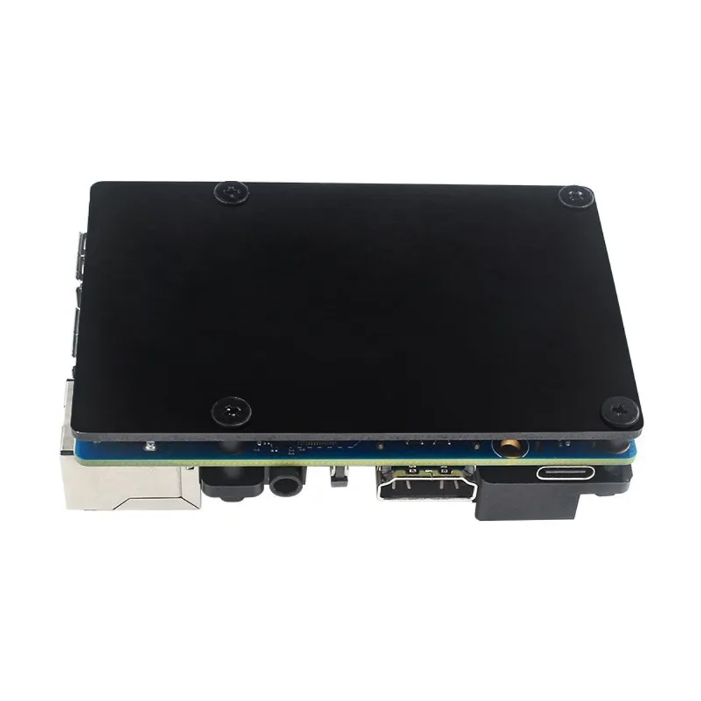 Металлический корпус для Orange Pi 3B с вентилятором