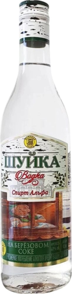 Водка Шуйка на березовом соке