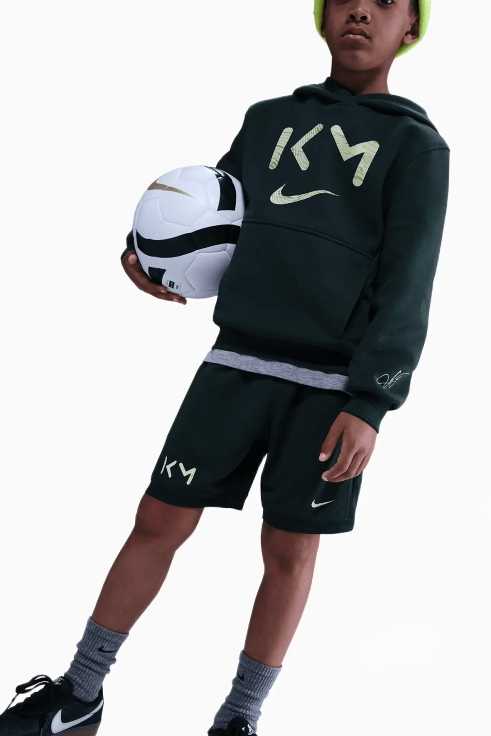 Шорты Nike Kylian Mbappe Academy Детские - зеленый