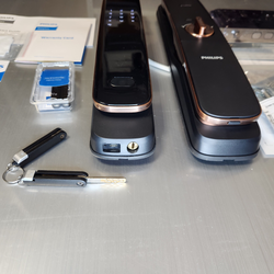 Электронный дверной замок PHILIPS EasyKey DDL702 Face ID (медный)