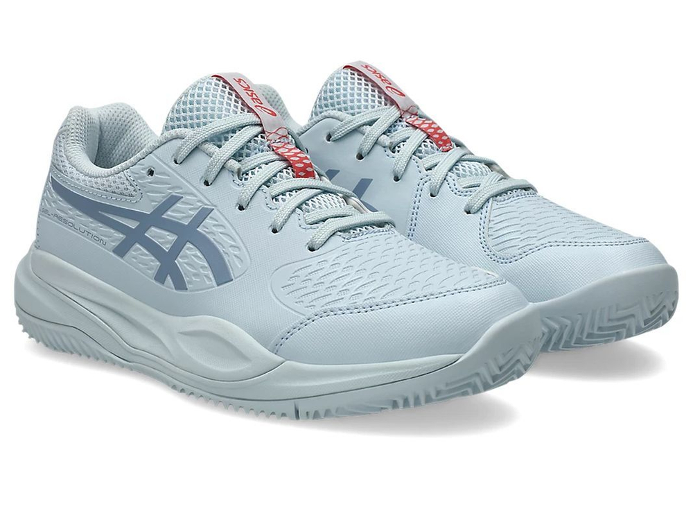 Детские Кроссовки теннисные  Asics Gel-Resolution X GS Clay - sky/grey blue
