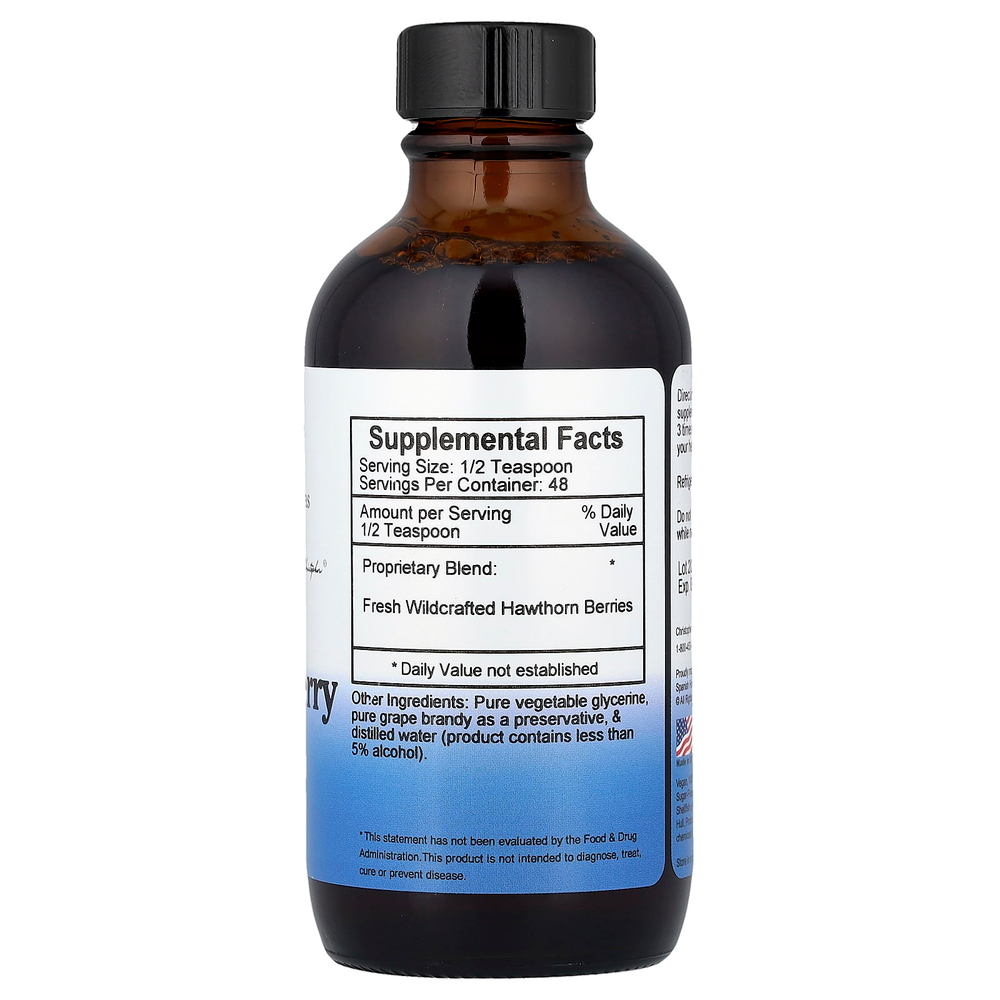 Christopher's Original Formulas, Сердечный сироп из ягод боярышника, 118 мл (4 жидк. унц.)