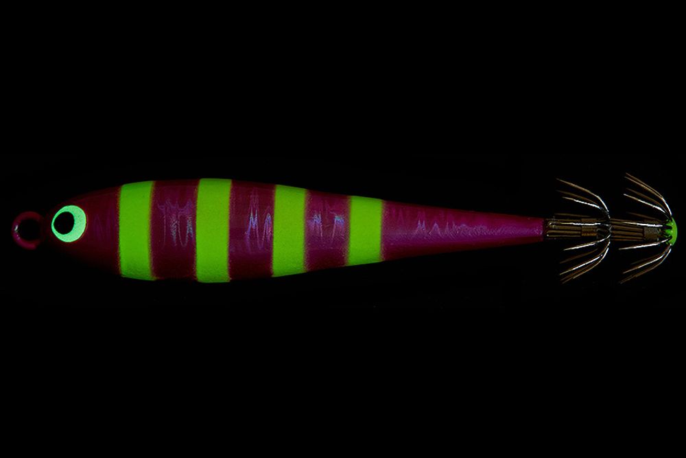 Кальмарница HIGASHI Squid Paint sinker 150g #02 Pink-Zebra Glow