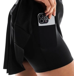 Теннисная юбка On Court Pleated - black