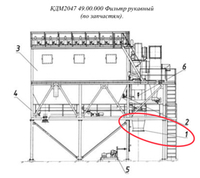КДМ 2047 49.00.100 Газоход