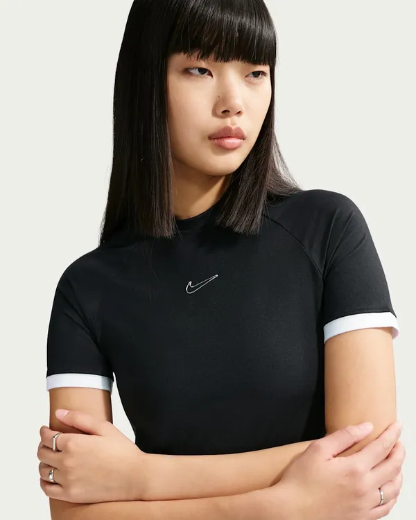 Футболка женская NIKE W NK SS FITTED TOP GLS