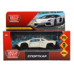 Модель ин. мет. "Спорткар" 12см, двери, багаж. коробка 2210C0139-R1 (240) (Технопарк)