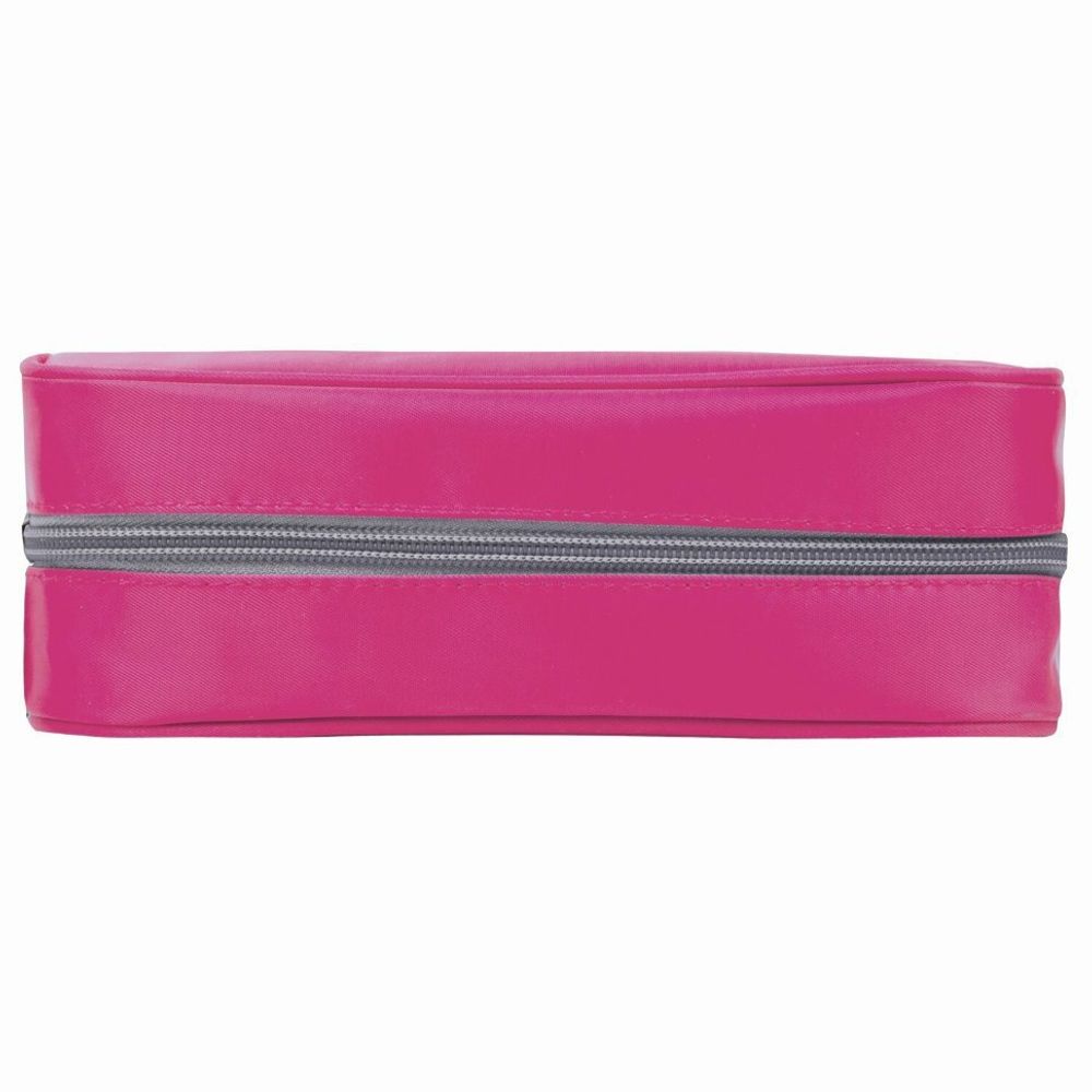 Пенал-косметичка BRAUBERG, мягкий, "KING SIZE NEON PINK", 20х8х9 см, 229019