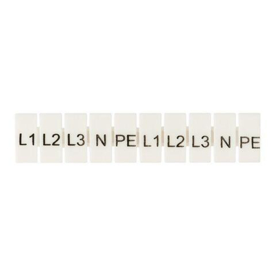 Маркеры для JXB-ST 4 с символами "L1. L2. L3. N. PE" (уп.100шт) PROxima EKF zb-st-4-L-1-3