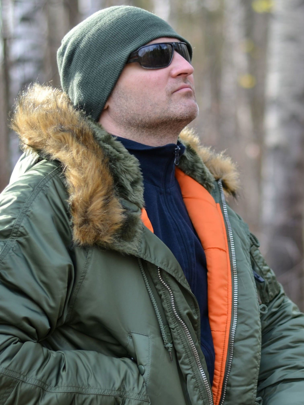 Alpha Slim Fit N-3B Parka (s.green)