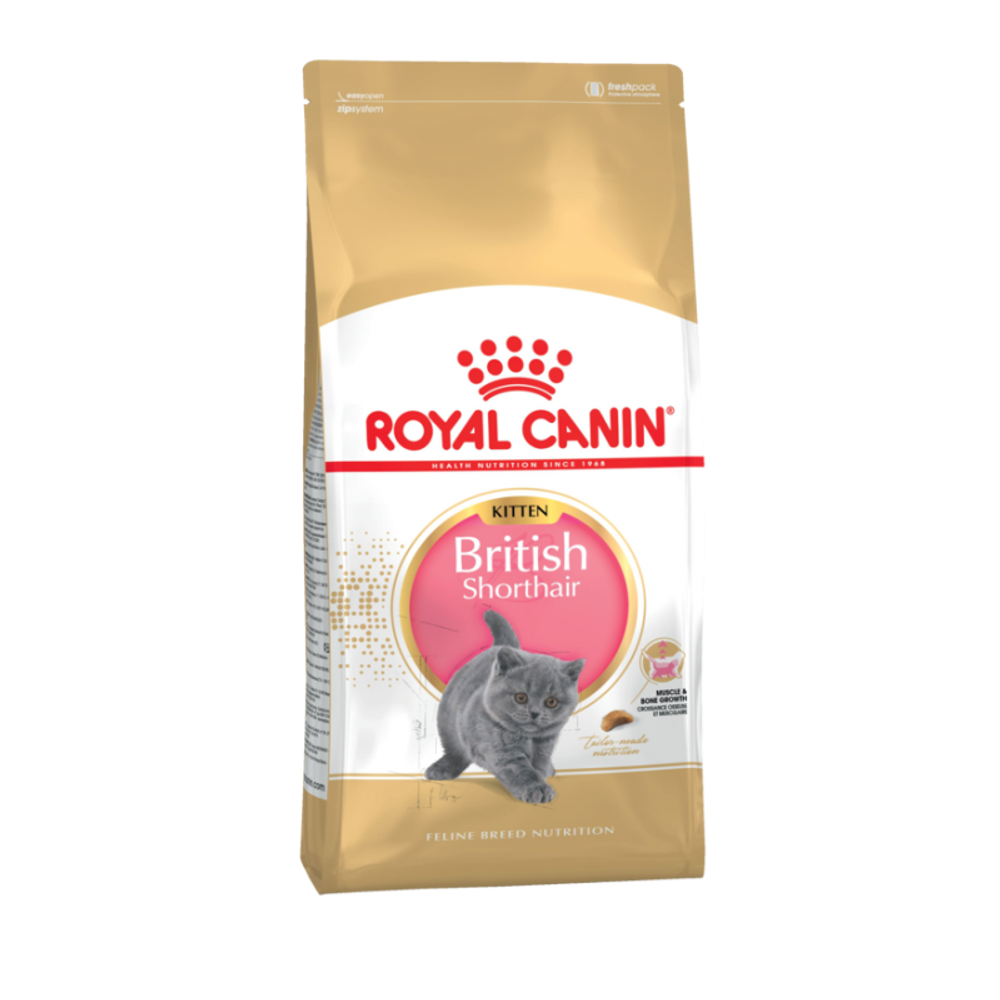 Royal Canin British Shorthair Kitten Киттен Британская короткошерстная Корм сухой сбалансированный для британских котят 400г