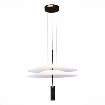 Люстра подвесная LED 10W 3000K SL6101.403.01 чёрный/белый Isola ST-Luce