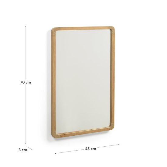 Зеркало Shamel из массива тика 45 x 70 см