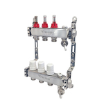 Коллекторный блок с расходомерами 8 выходов, 480 мм, 1х3/4 PRO AQUA