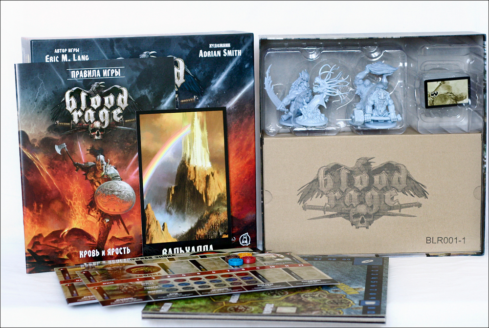 Blood Rage. Содержимое коробки