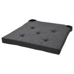 Подушка на стул IKEA JUSTINA (ЮСТИНА), Черный, 42 / 35х40х4 см