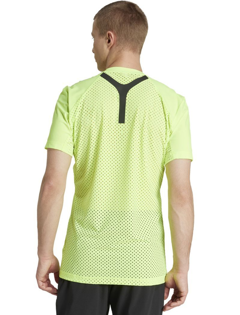 Мужская теннисная футболка Adidas Pro Freelift - lucid lemon