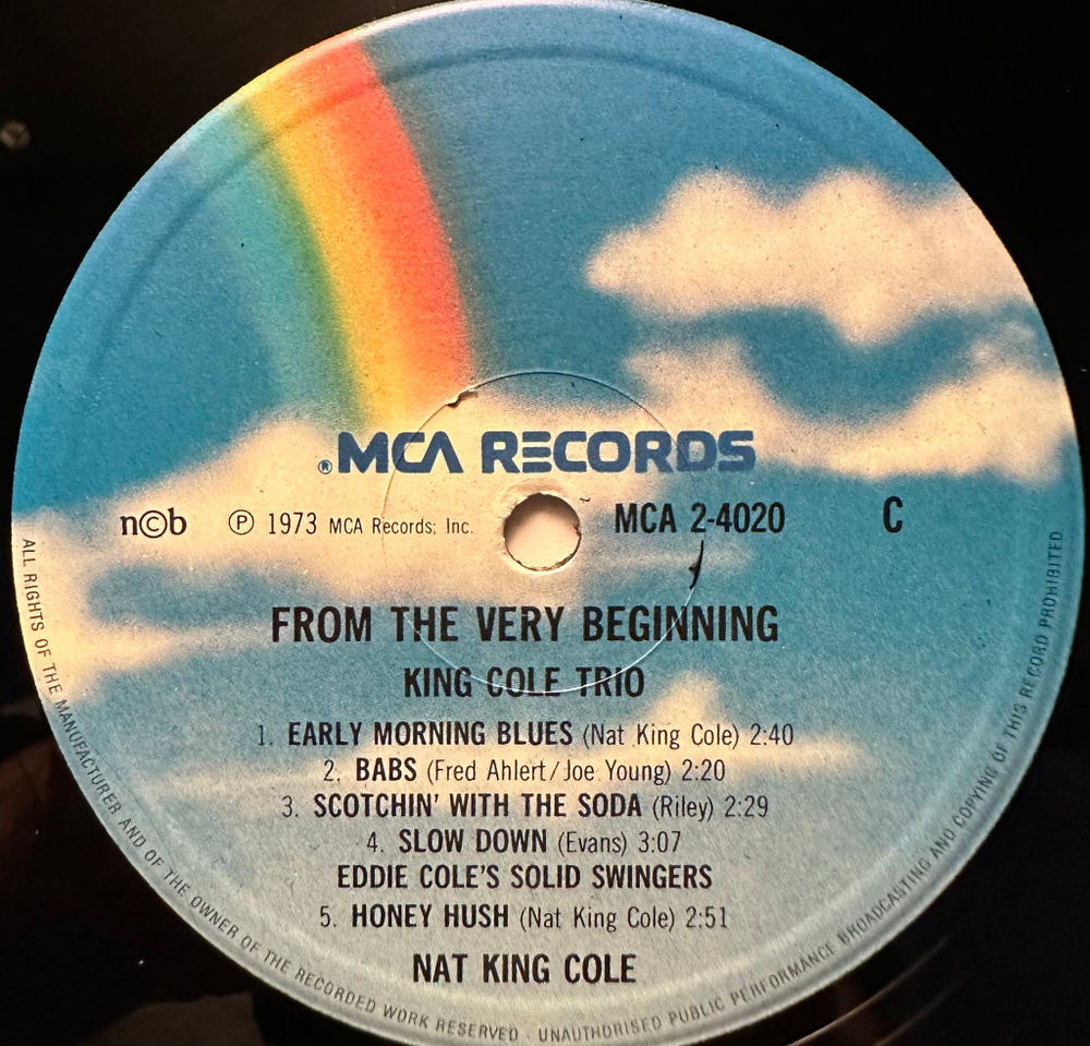 Nat King Cole - From The Very Beginning 2LP (Скандинавия 1982г.)