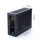 Внешний корпус для видеокарты Wikingoo T4K3-215-330W EGPu. Thunderbolt 3/4, USB4.