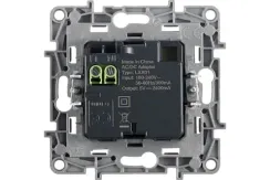 Розетка USB Legrand Etika двойная 2400мА антрацит 30197