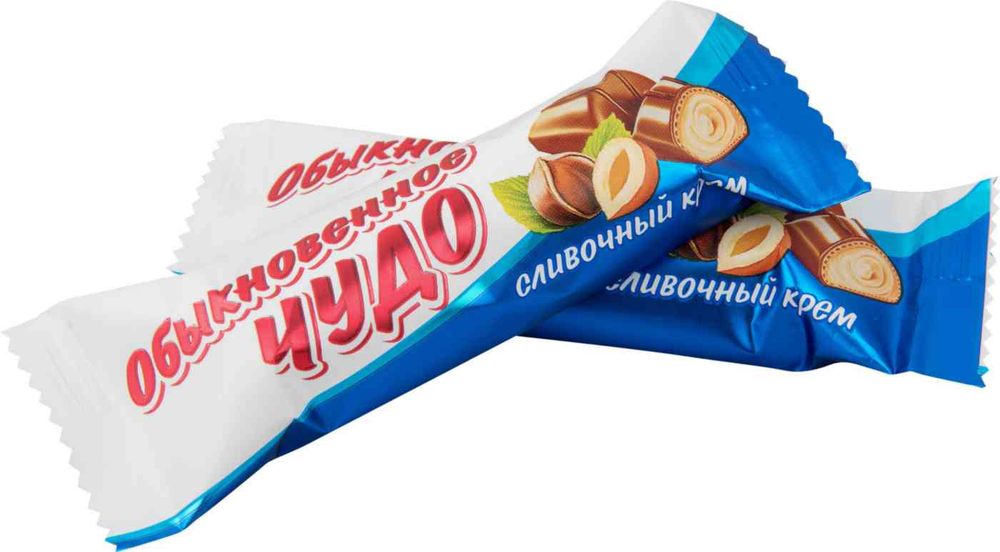 Конфеты Обыкновенное Чудо сливочный крем Славянка вес