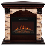 Каминокомплект Real Flame Dublin Corner Rock AO с очагом Kendal 24 (угловой)
