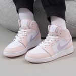 Jordan Kids Air Jordan 1 Mid "Pink Wash" Sneakers