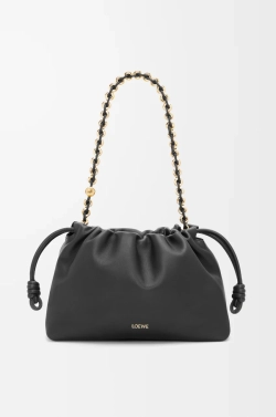 Loewe Сумка Flamenco среднего размера из мягкой кожи ягненка наппа, черный