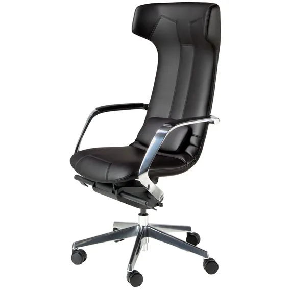 Офисное кресло Angel Cerda 4215 из черной экокожи