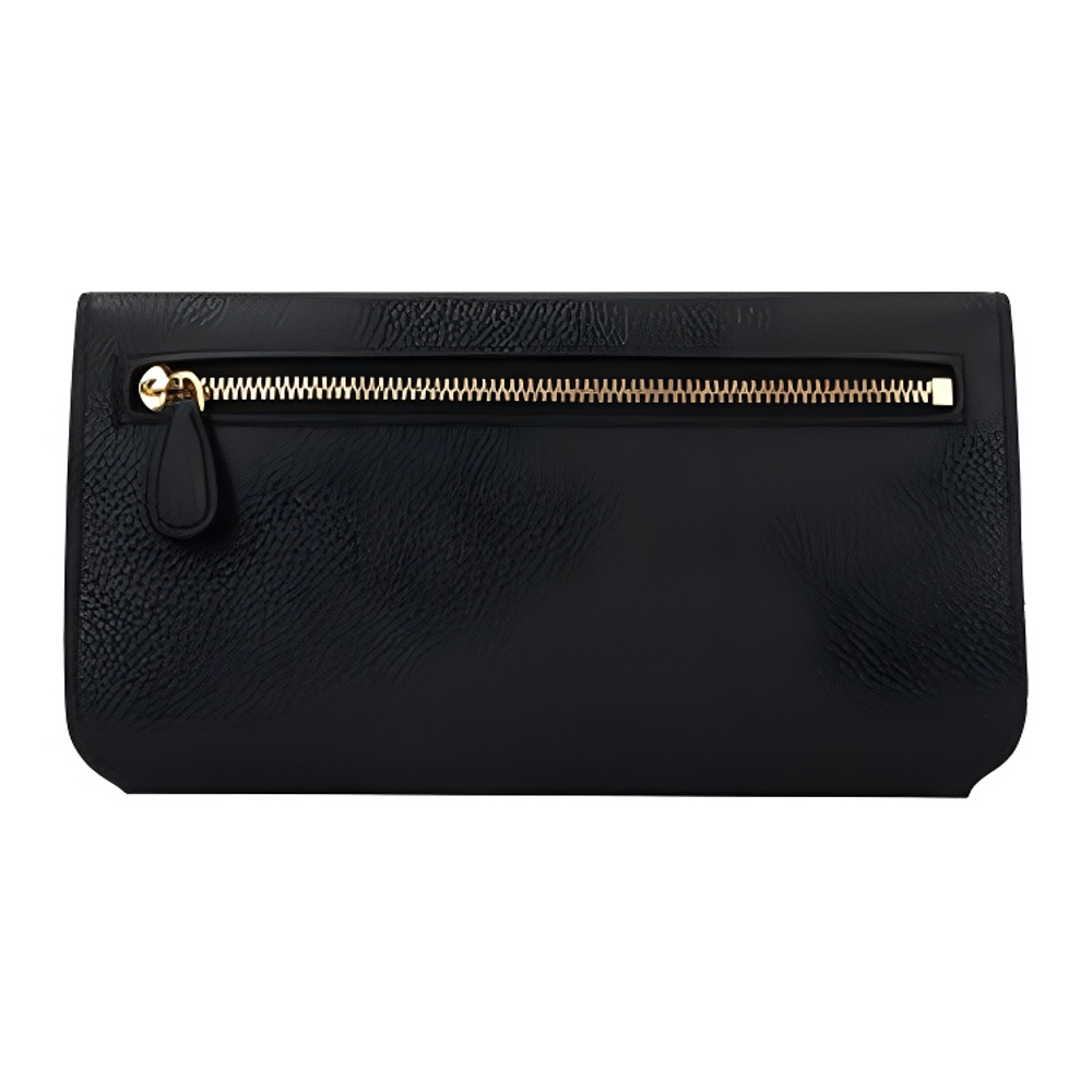 Balenciaga Leather Clutch Women"s Black