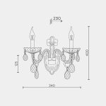 Настенный светильник MODELIGHT MDL.7068.02HC GD