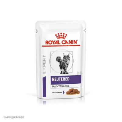 Royal Canin Neutered Maintenance, в соусе, влажный корм для стерилизованных и кастрированных кошек, 85 гр