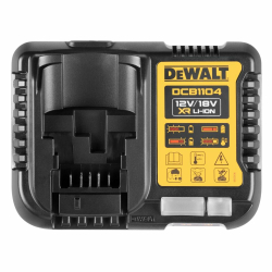 Набор DEWALT DCB1104P3-QW: зарядное устройство 4 А и 3 аккумулятора DCB184, 18 В, 5 А·ч