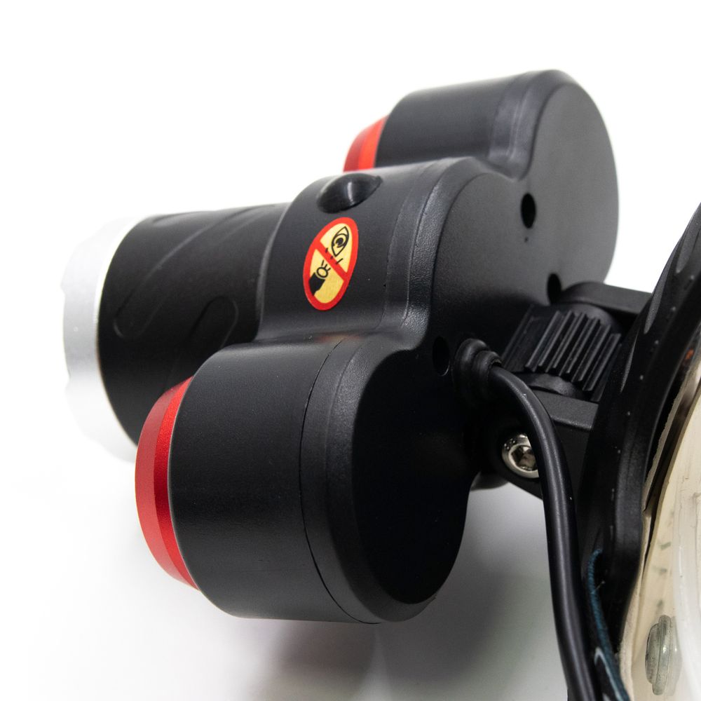 Фонарь налобный "СИБИРСКИЙ СЛЕДОПЫТ-Смит", 3L, zoom, аккум.2x2200mAh/60/