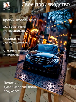 Картина "Mercedes-Benz W213", галерейная 30х40см 1шт.