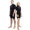 Гидрокостюм женский Marlin Malibu Ultra Shorty Lady 2,5 мм черно-золотой