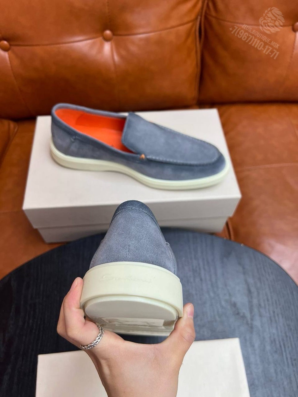Лоферы Santoni