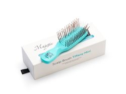 Расческа Majestic Scalp Brush бирюзовый (дорожная версия)