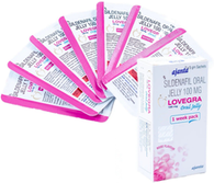 Женский возбудитель Lovegra Oral Jelly (роза) упаковка 7 шт.